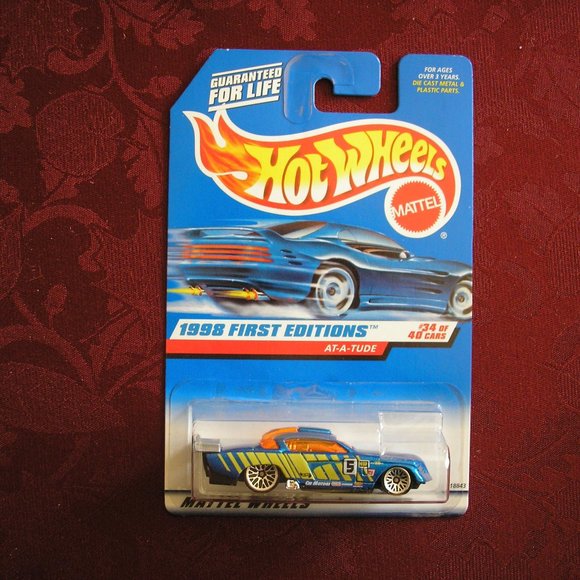 1998 Hot Wheels 1st Editions AT-A-TUDE Mint 🚗 - Picture 1 of 1